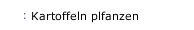 Kartoffeln plfanzen