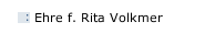 Ehre f. Rita Volkmer